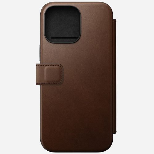 Nomad Modern Leather Folio w/MagSafe iPhone 16 Pro Max - Brown