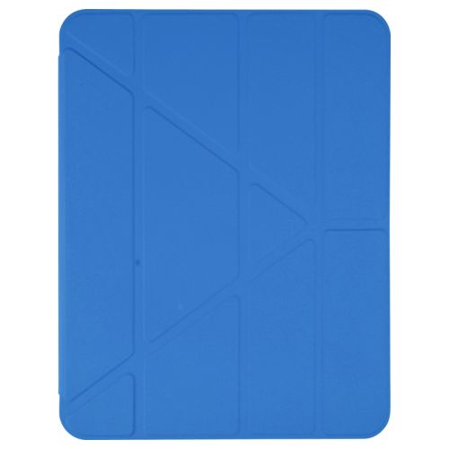 Pomologic Origami Case Clear w/Pencil iPad Air 13 (2024) - Clear/Blue