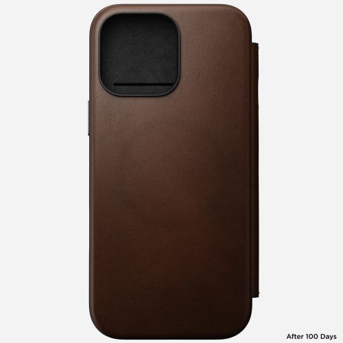 Nomad Modern Leather Folio w/MagSafe iPhone 16 Pro Max - Brown