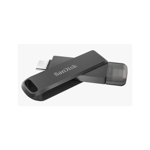 SanDisk iXpand Flash Drive Luxe 64GB - USB-C + Lightning