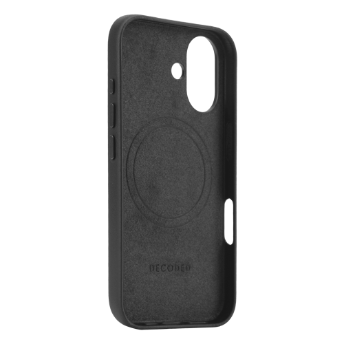 DECODED Leather Case for iPhone 16 Plus - Black