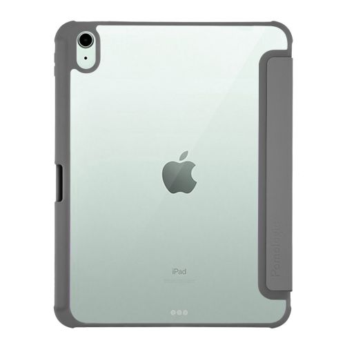 Pomologic Origami Case Clear w/Pencil iPad Air 11 (2024) - Clear/Grey