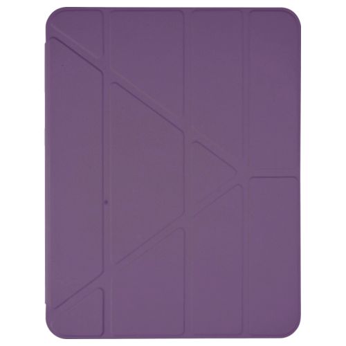 Pomologic Origami Case Clear w/Pencil iPad Air 13 (2024) - Clear/Purple